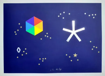 Serigrafia Del Pezzo - L'universo di stelle