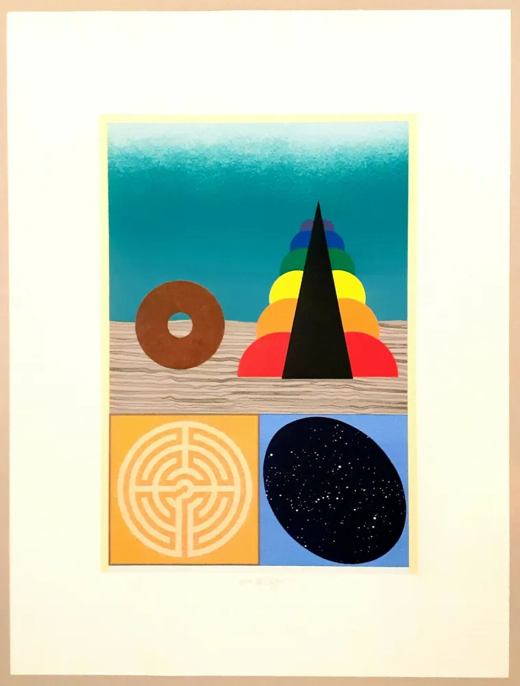 Serigrafia Del Pezzo - Vino fallacia filo solvitur