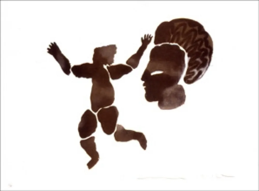 Litografia Del Re - Danse noire