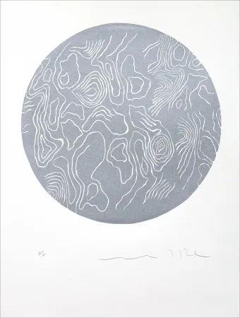 Linogravura Del Re - Silver Cloud