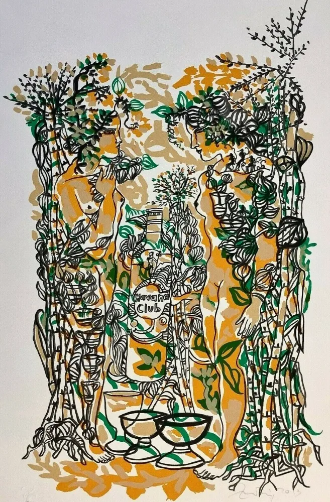 Litografia Del Rio - Dos Mujeres