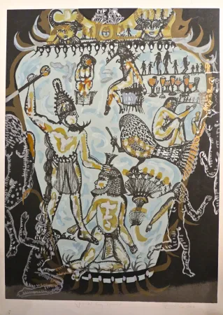 Litografia Del Rio - Vaso del rey