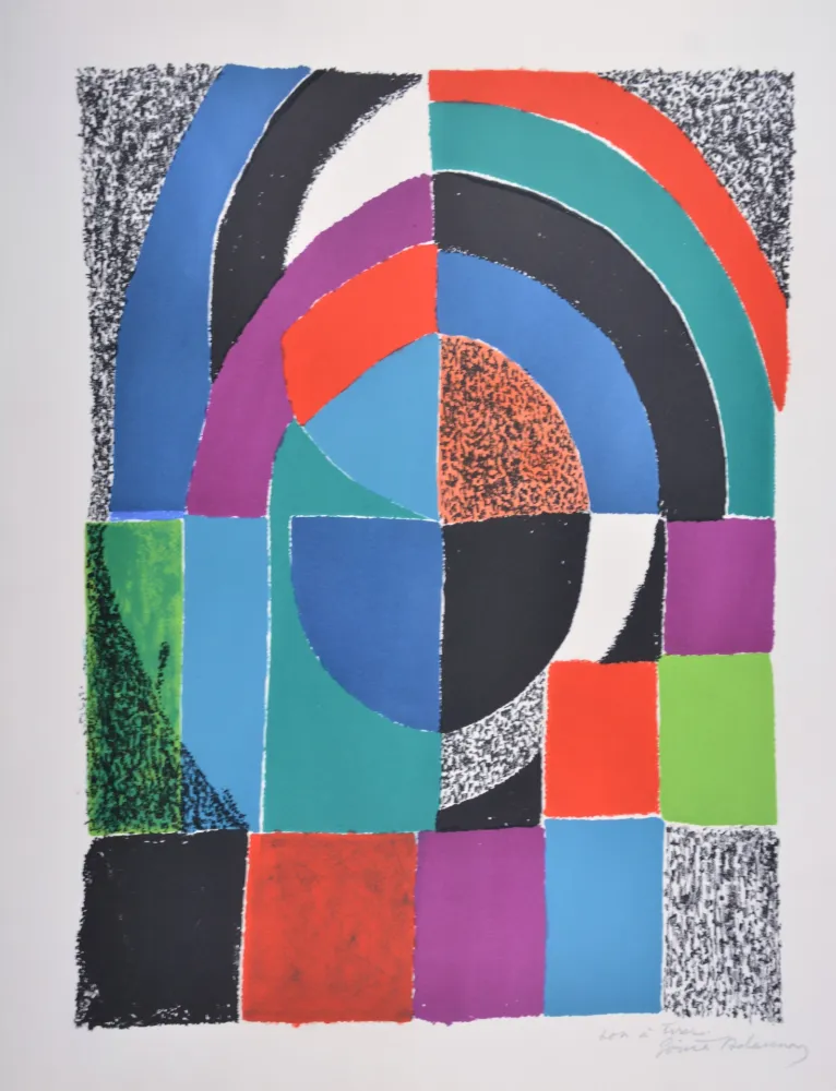Litografia Delaunay - Cathédrale 