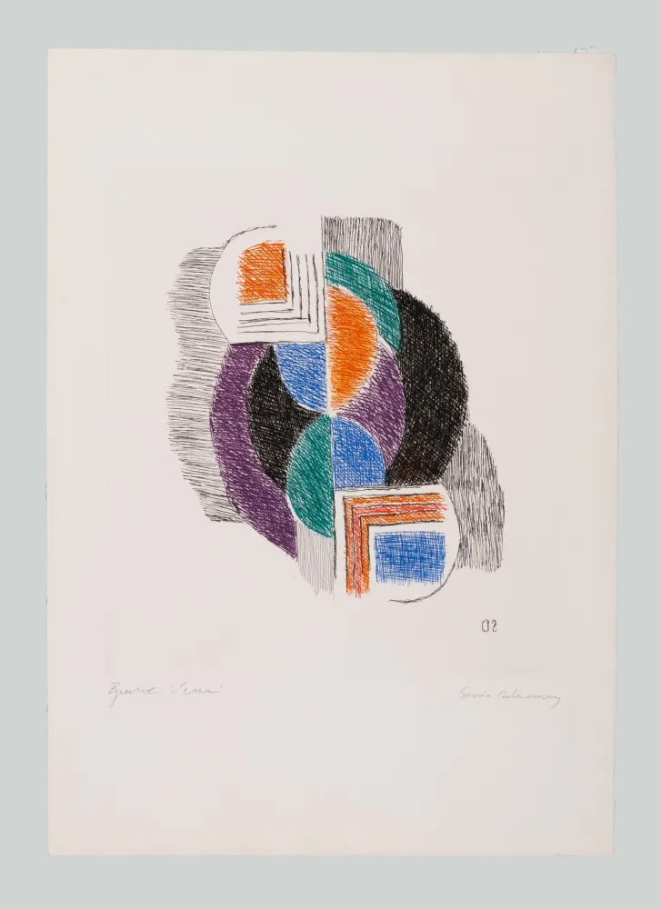 Gravura Delaunay - Composition