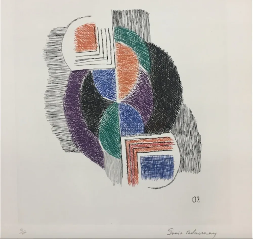 Gravura Delaunay - Composition