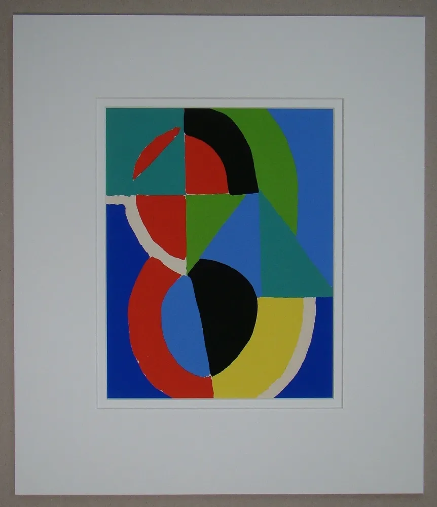 Estêncil Delaunay - Composition, 1955