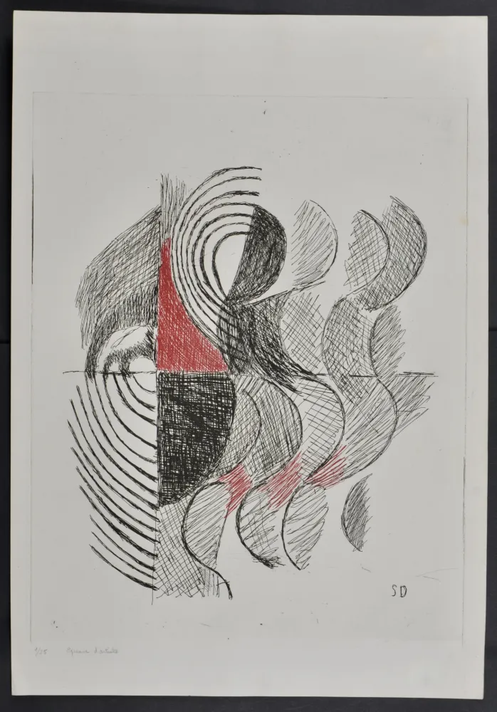 Água-Forte Delaunay - Composition, 1965