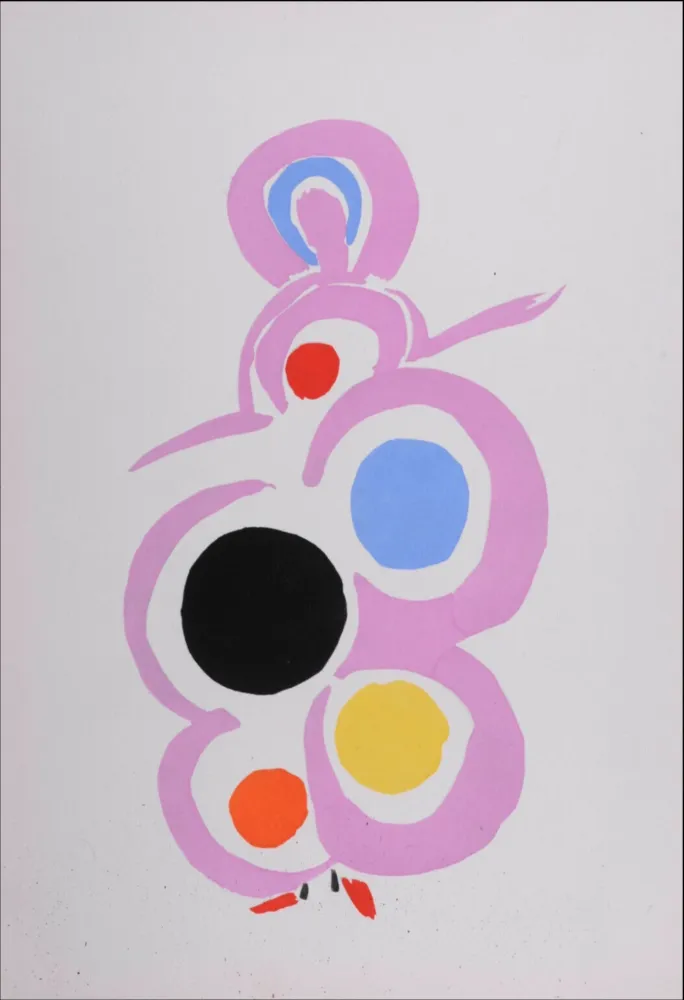 Estêncil Delaunay - Costumes (A), 1969