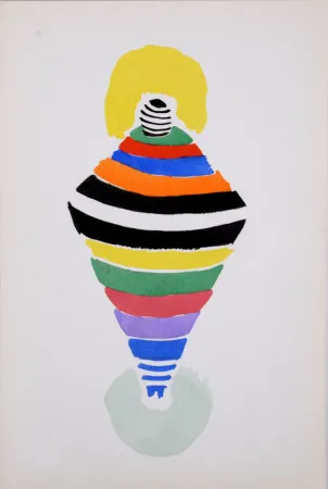 Estêncil Delaunay - Costumes (E), 1969