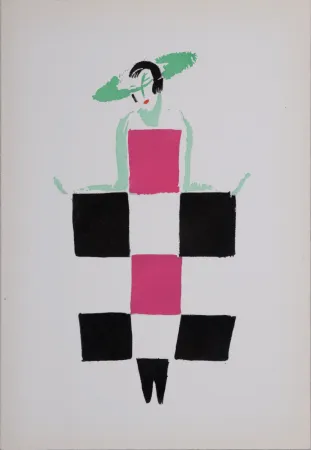 Estêncil Delaunay - Costumes (J), 1969