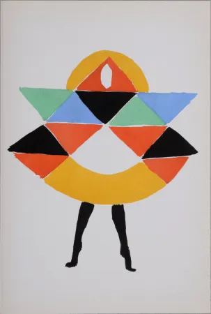 Estêncil Delaunay - Costumes (L), 1969