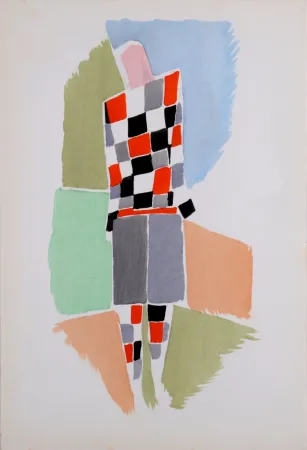 Estêncil Delaunay -  Costumes (R), 1969