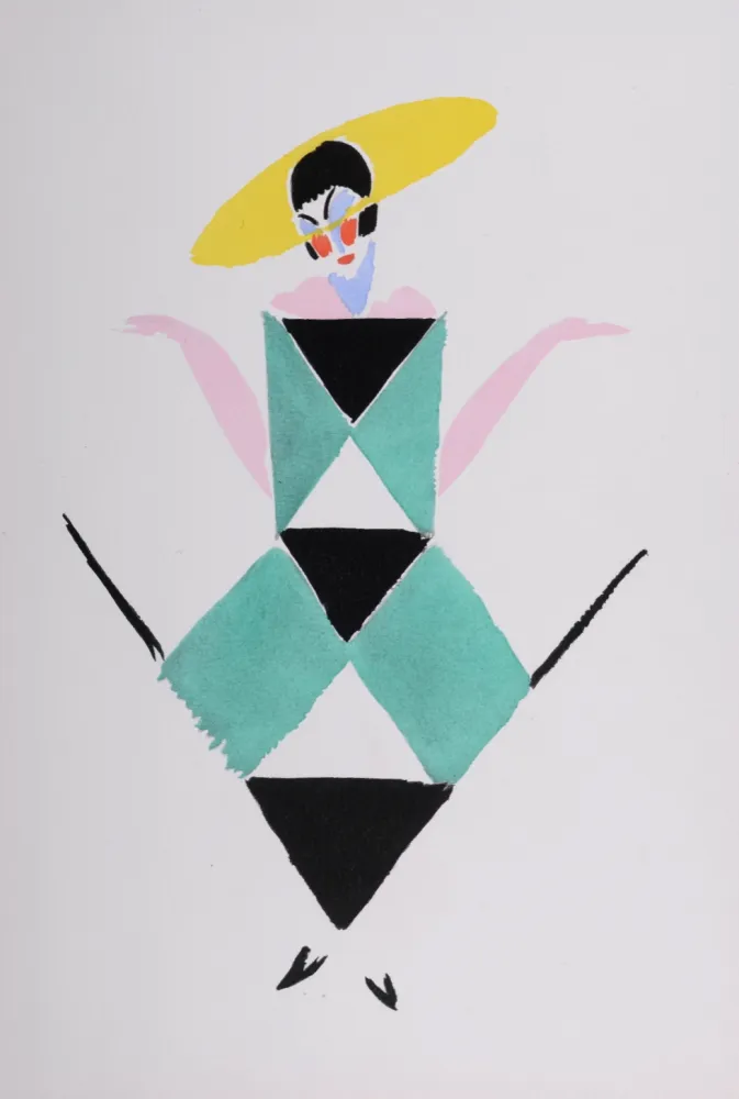 Estêncil Delaunay - Costumes (Y), 1969