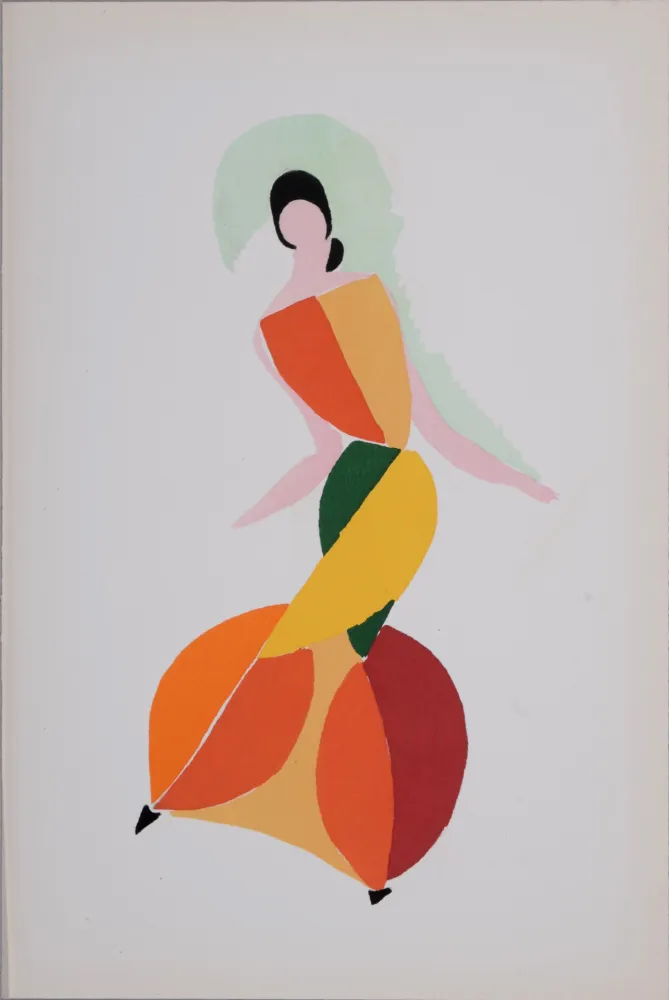 Estêncil Delaunay - Costumes (Z), 1969