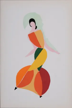 Estêncil Delaunay - Costumes (Z), 1969