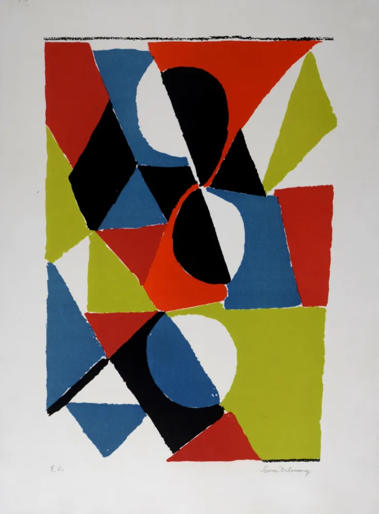 Litografia Delaunay - Granada, 1970 - Hand-signed