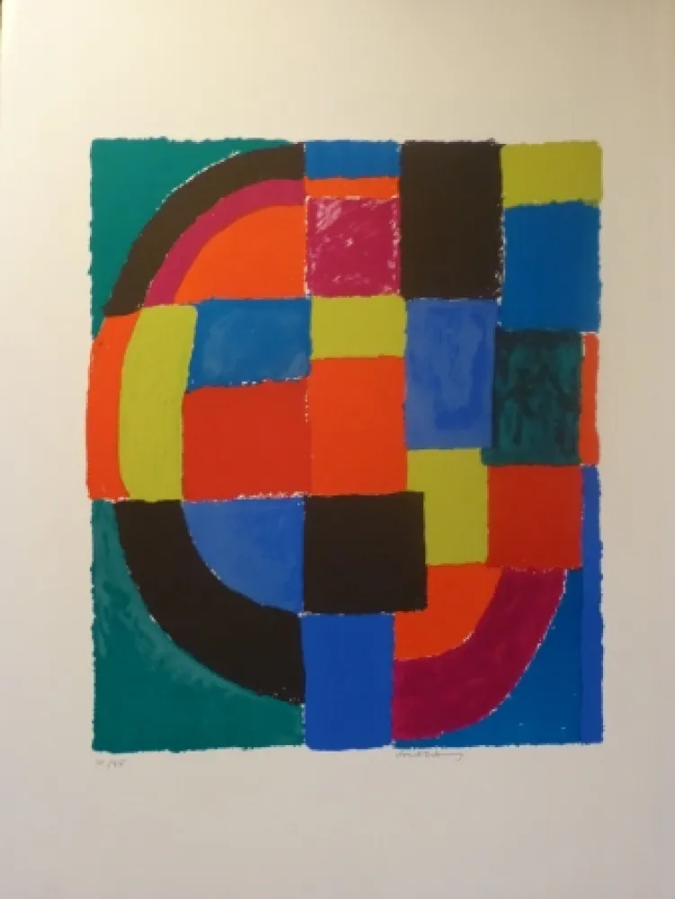 Litografia Delaunay - Guépard 