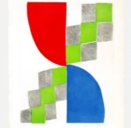Gravura Delaunay - Humanité circa 1970