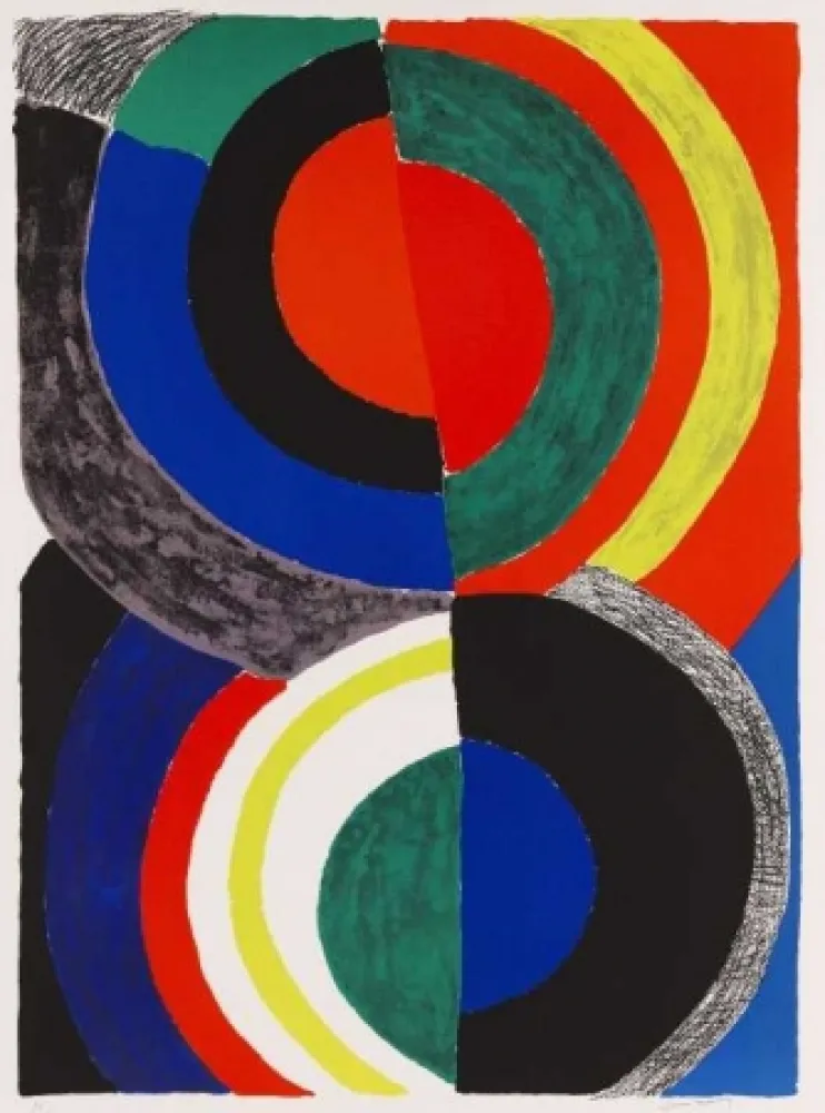 Litografia Delaunay - Idole 