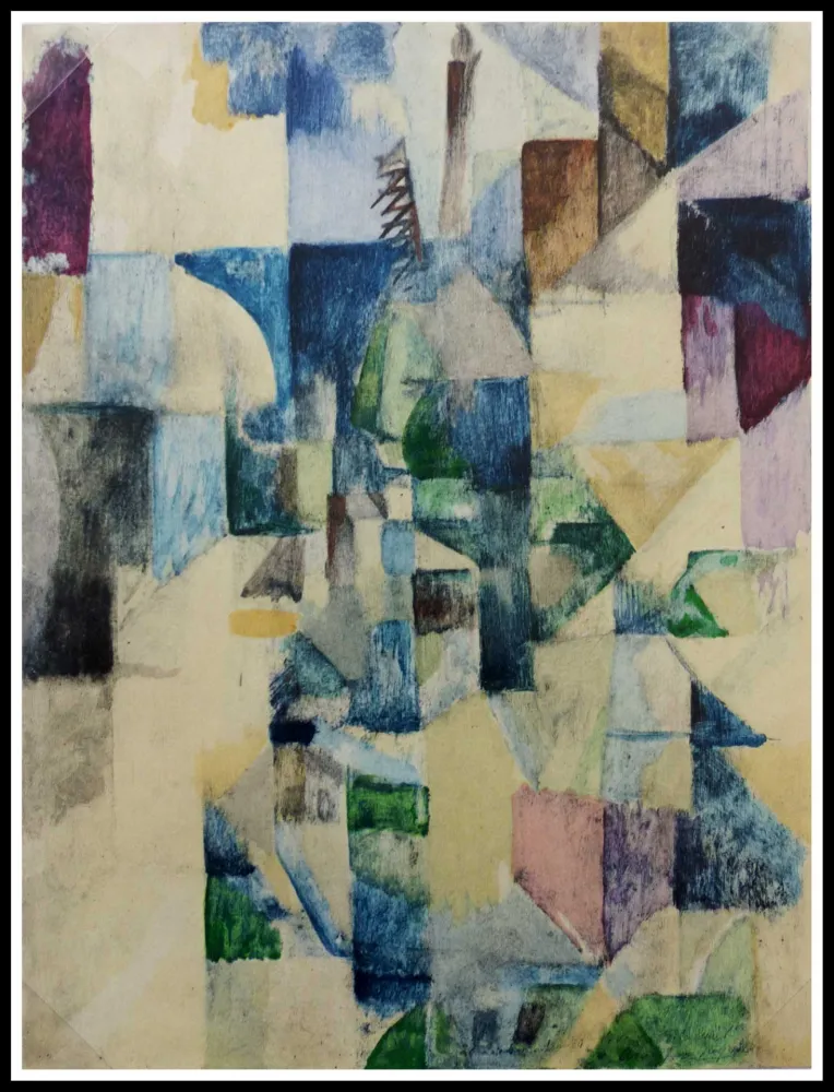 Estêncil Delaunay - LA FENETRE N°2