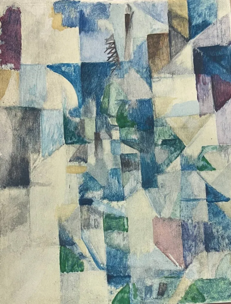 Estêncil Delaunay - La fenêtre no. 2