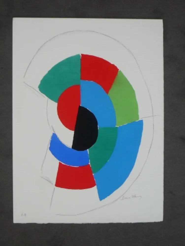 Estêncil Delaunay - Les  illumination de Rimbaud