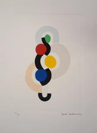 Litografia Delaunay - Rythme et danse