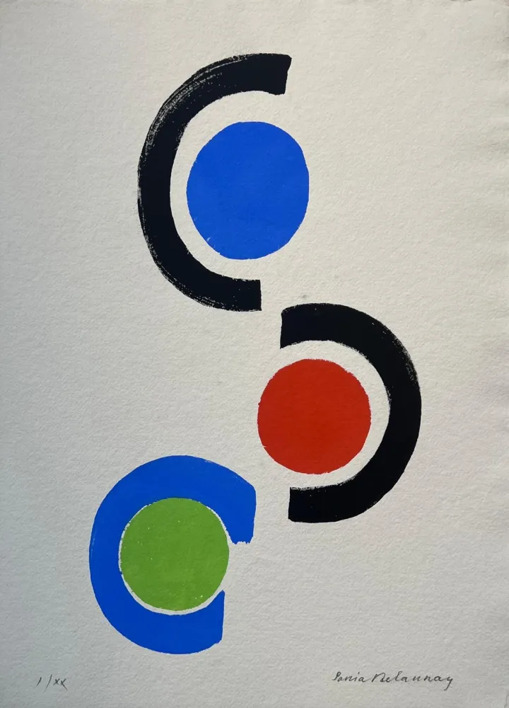 Estêncil Delaunay - Rythmes-Couleurs 