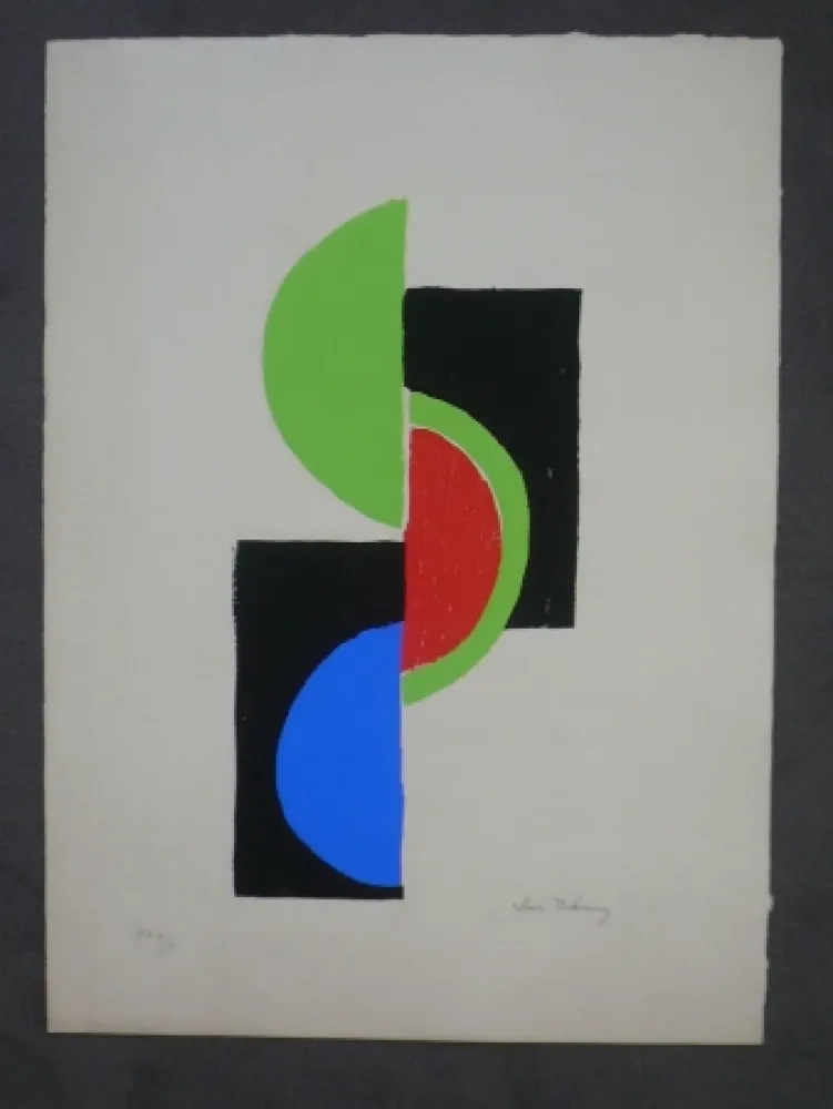 Estêncil Delaunay - Rythmes, couleurs