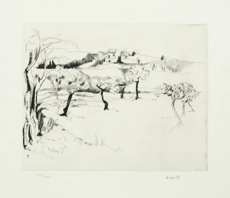 Água-Forte Delprat - Paysage