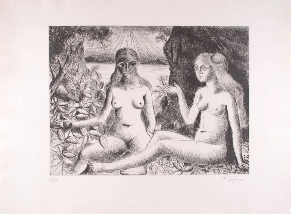 Água-Forte Delvaux - La Dispute