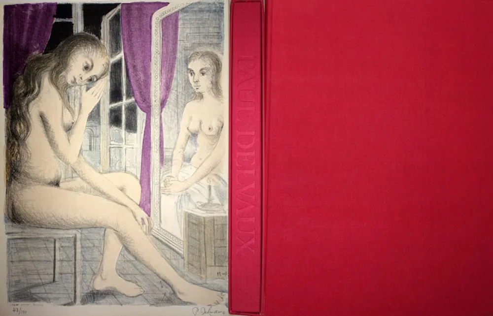Livro Ilustrado Delvaux - Les Rideaux Mauves (Les Dessins de Paul Delvaux)