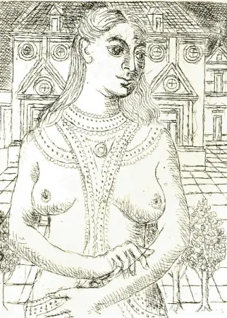 Gravura Delvaux - Senza titolo