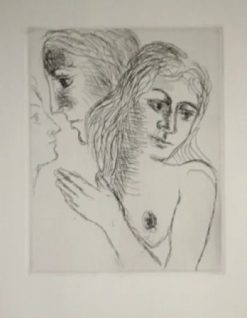 Gravura Delvaux - Songe