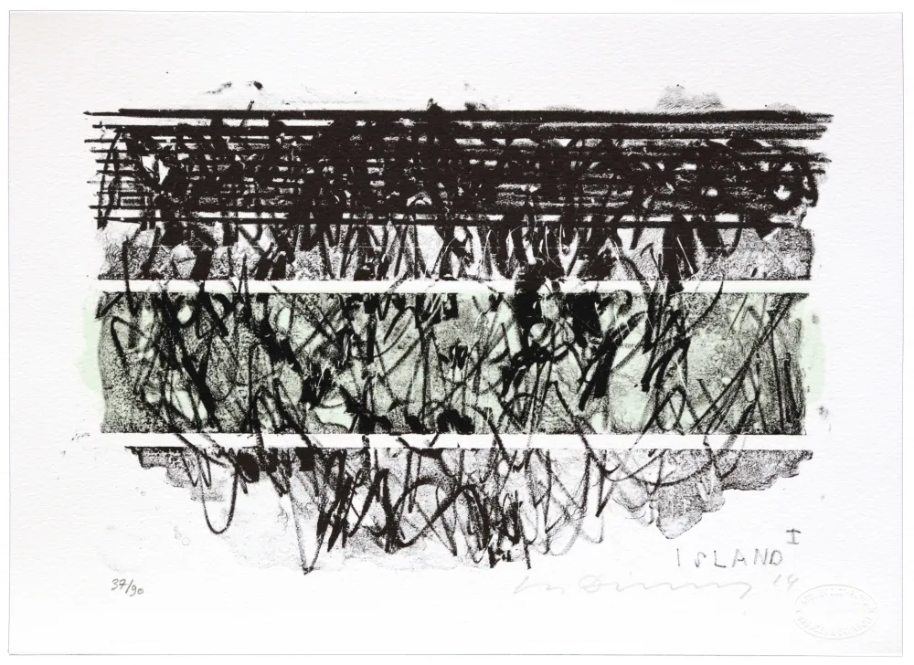 Litografia Denning - Islande I