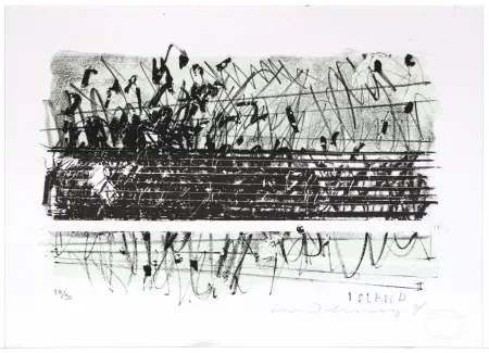 Litografia Denning - Islande II