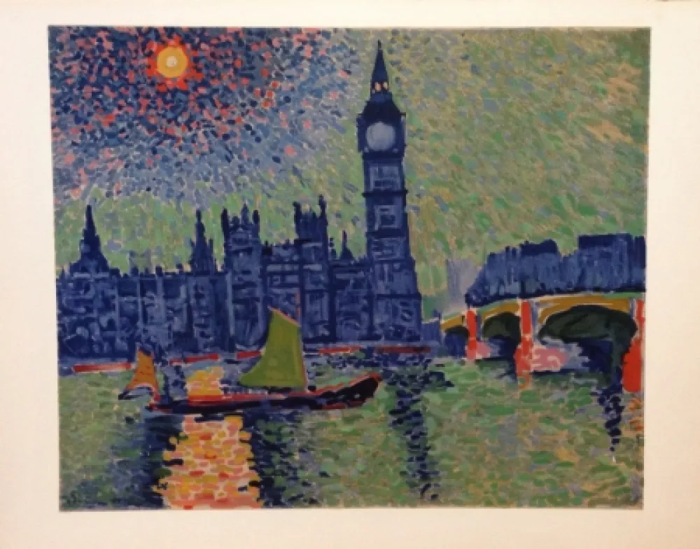 Litografia Derain - Big Ben
