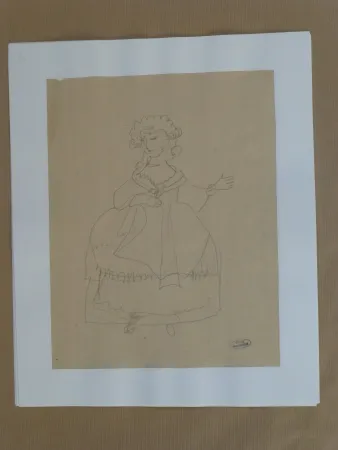 Sem Técnica Derain - Femme à la robe 