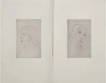 Livro Ilustrado Derain - Georges Gabory : LA CASSETTE DE PLOMB. Deux gravures originales et inédites par André Derain (1920)