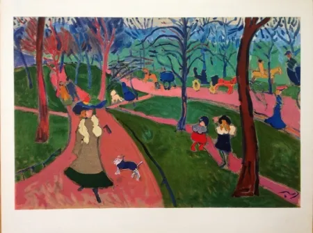 Litografia Derain - Hyde Park
