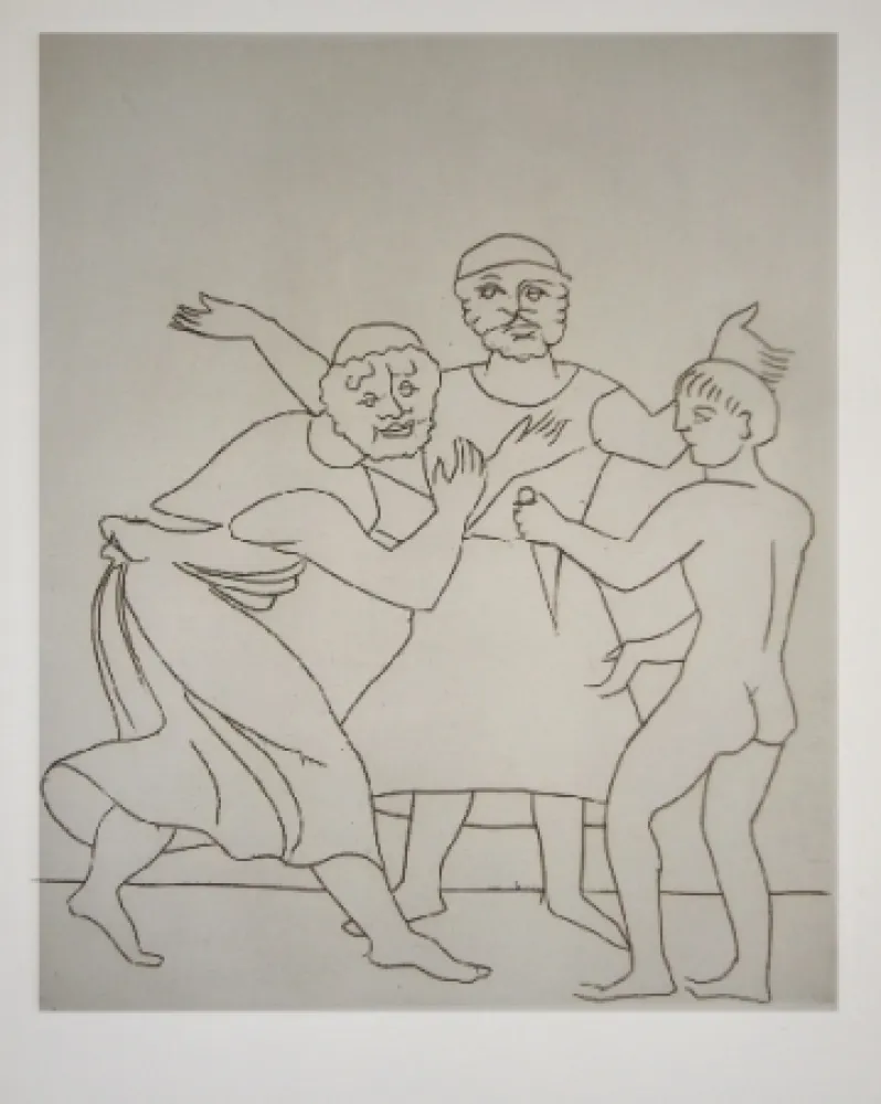 Gravura Derain - Le satyricon  36 eaux-fortes