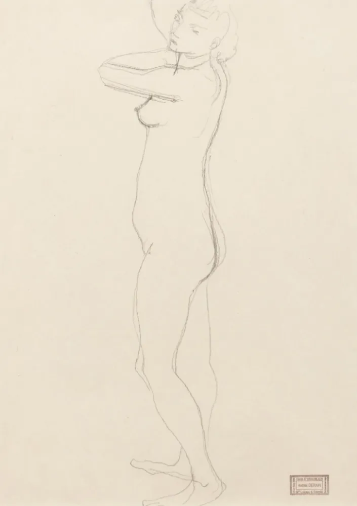 Sem Técnica Derain - Standing nude 
