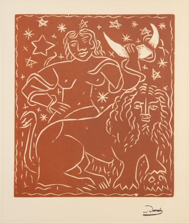 Xilogravura Derain - Zodiac