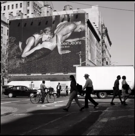 Fotografia Deruytter - Billboards, NY: Houston and Lafayette Streets (CK 6)