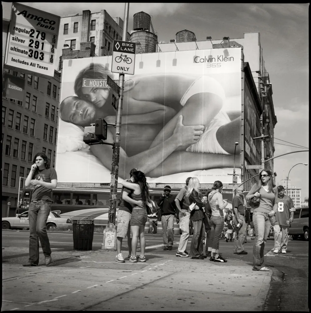 Fotografia Deruytter - Billboards, NY: Houston & Lafayette Streets (CK 40)