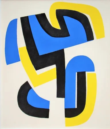 Estêncil Dewasne - Composition abstrait