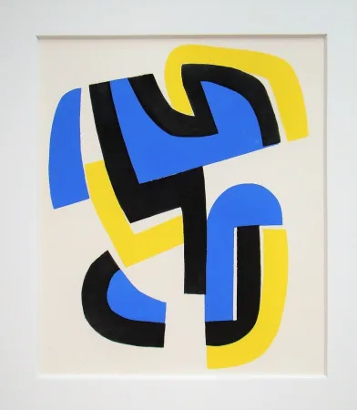 Estêncil Dewasne - Composition abstrait