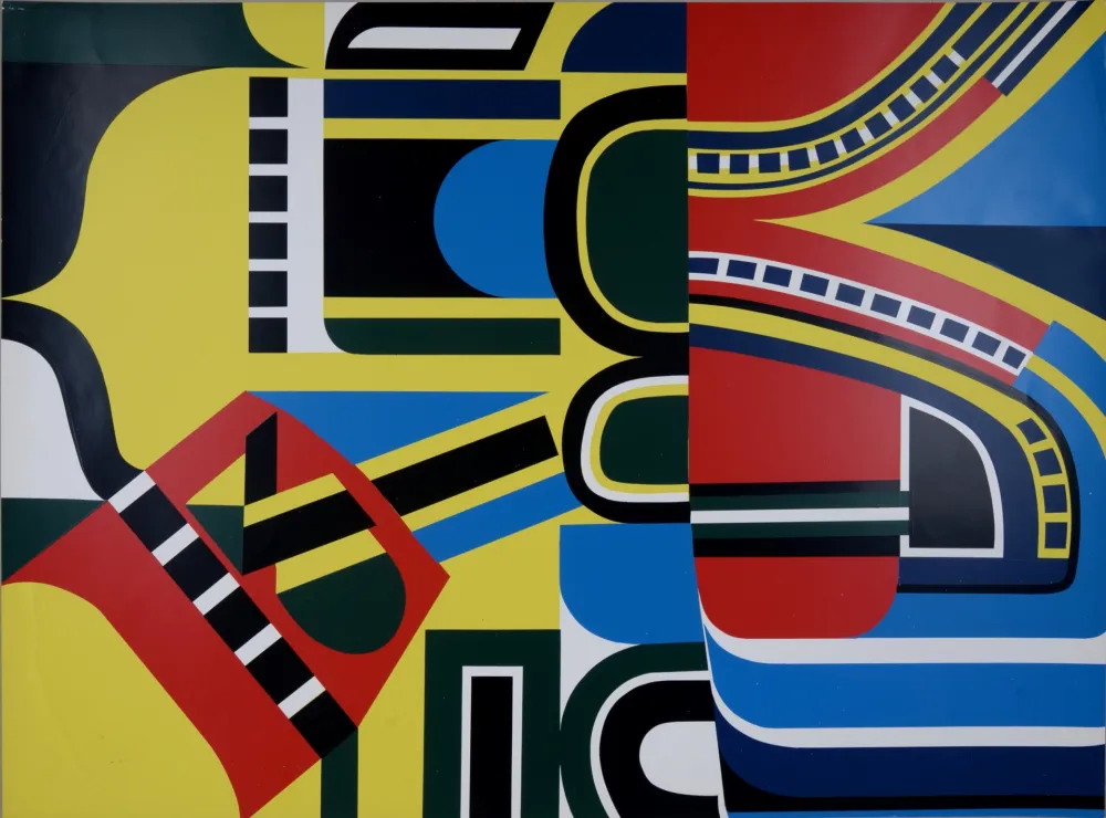 Serigrafia Dewasne - Composition III, 1969