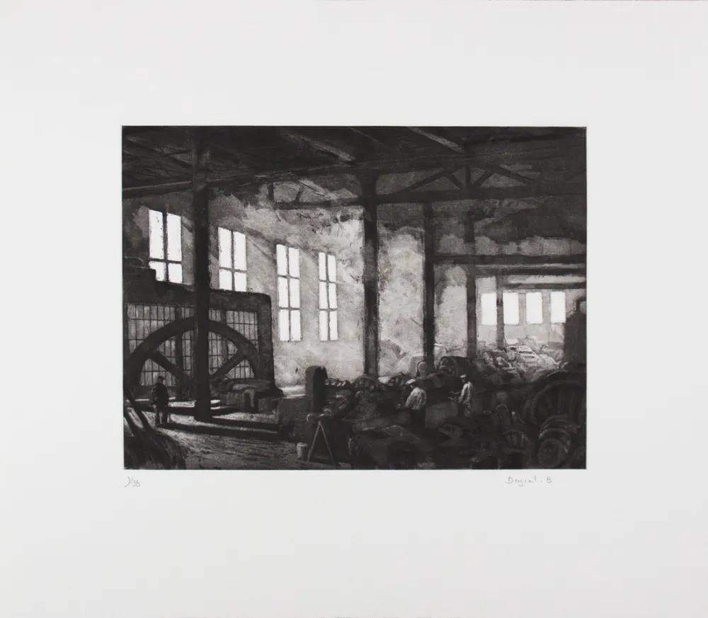 Água-Forte Deyrail - Vue d' atelier