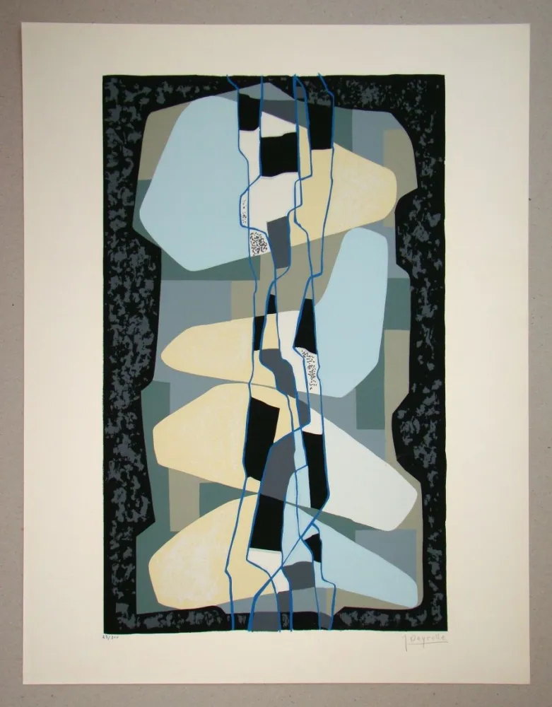 Serigrafia Deyrolle - Composition abstrait